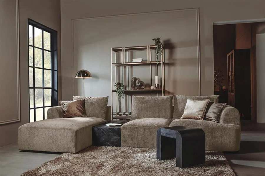 Canterbury 2 5-AR + Chaise L - Mona 120 Taupe Beste Prijs